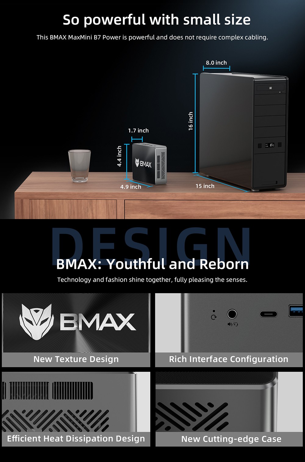 Bmax MaxMini B7 Power-16GB
