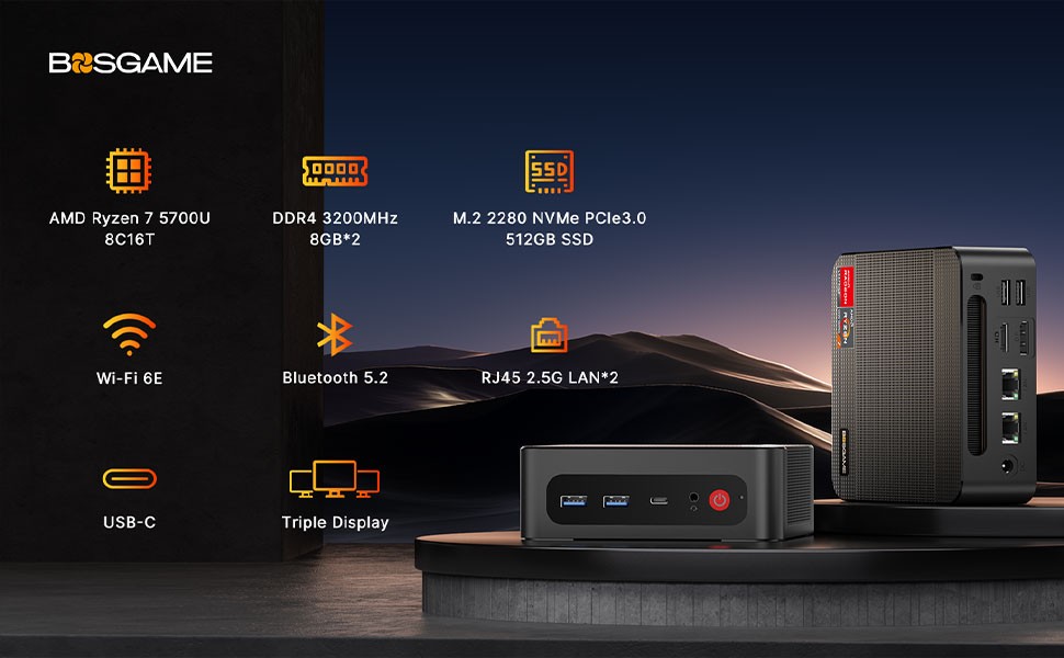 Bosgame P4 Plus 5825U