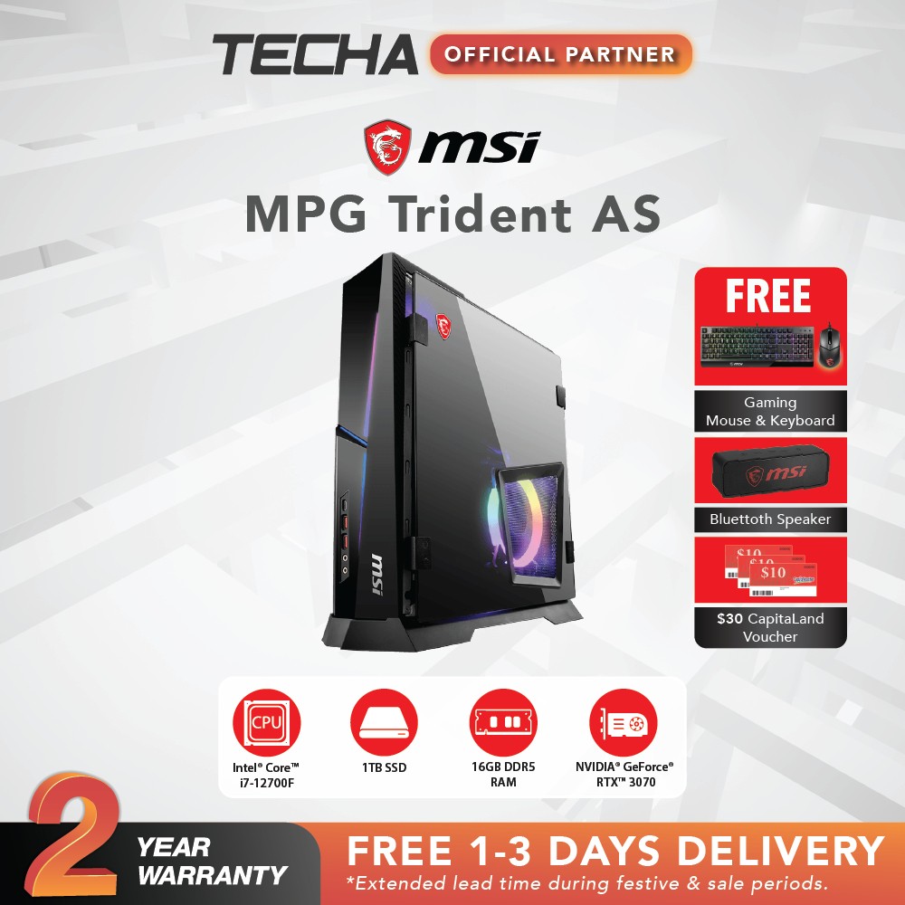 MSI Trident AS 12700F 3070